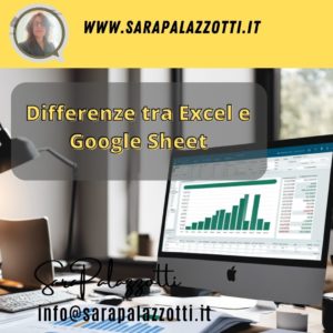 Differenze tra Excel Web e Google Sheet - SaraPalazzotti.it