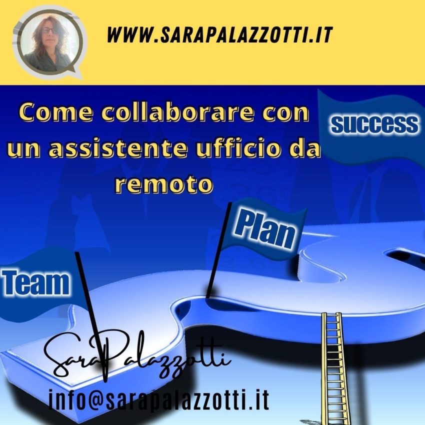 assistente ufficio remoto - SaraPalazzotti.it