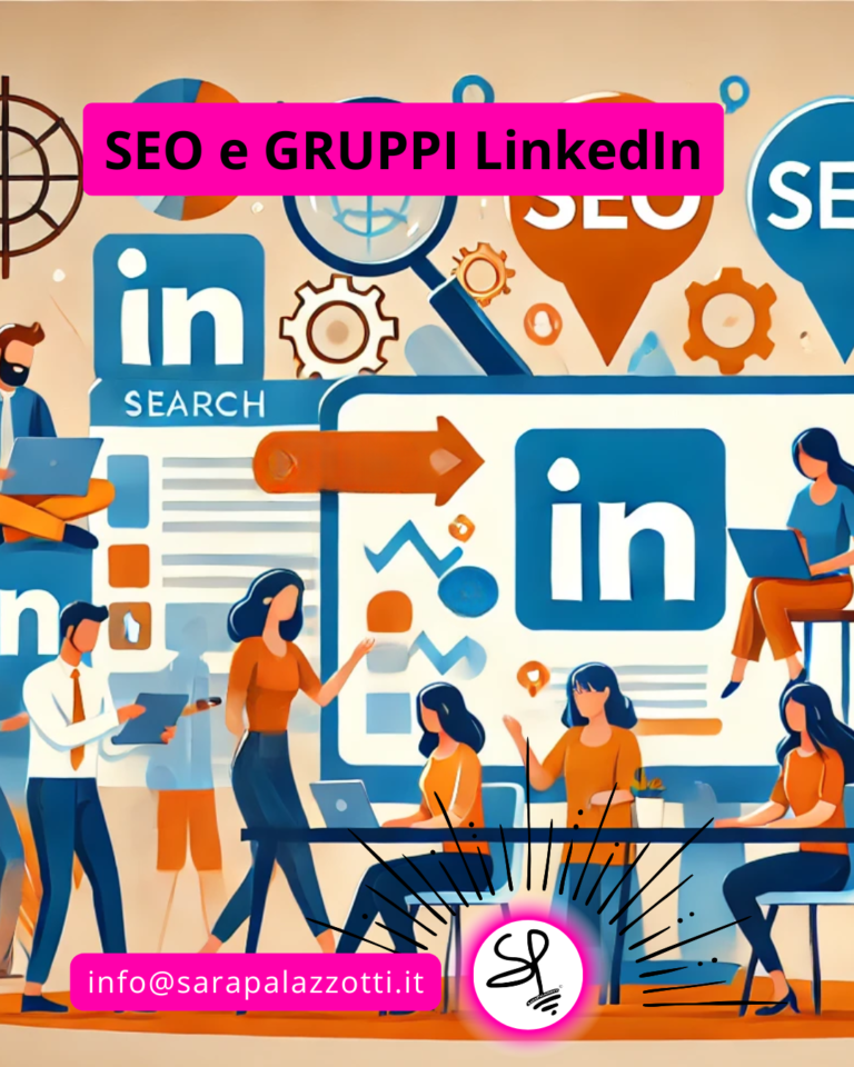 SEO gruppi linkedin SaraPalazzotti.it