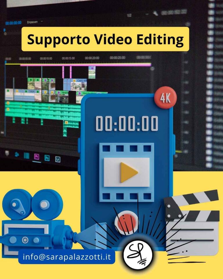 supporto videoediting SaraPalazzotti.it