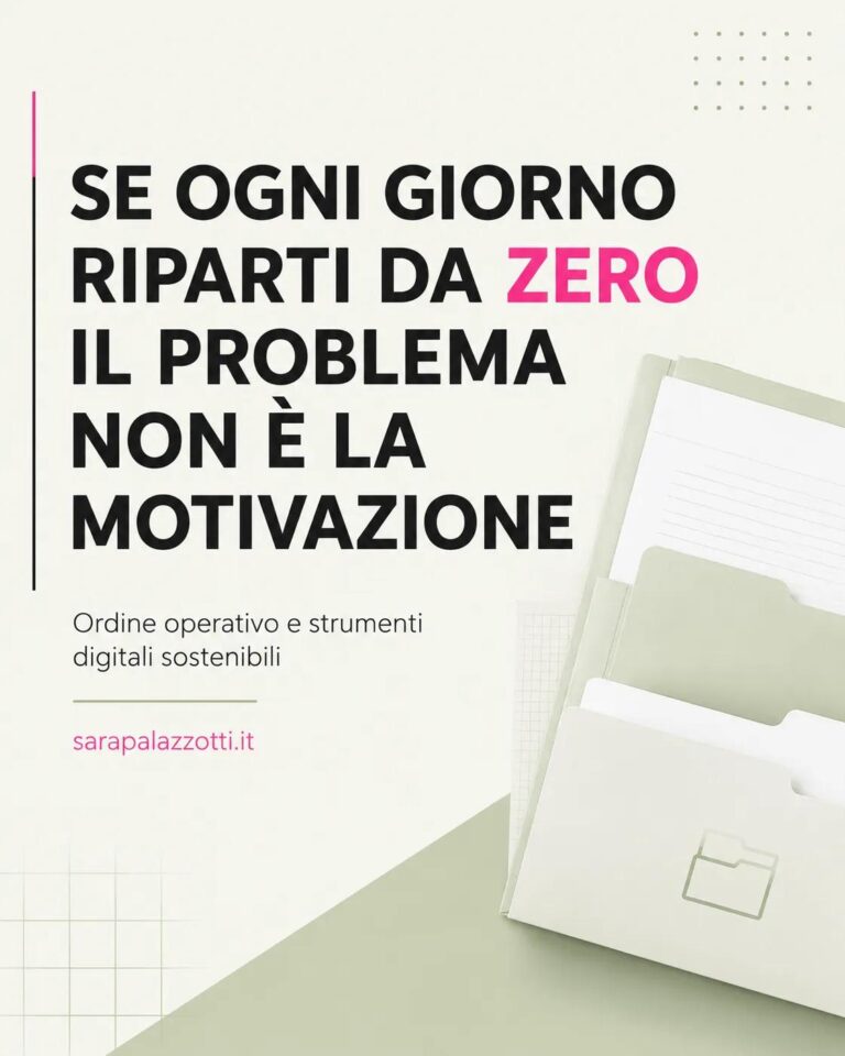 se riparti da zero - sarapalazzotti.it