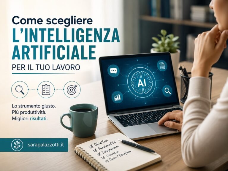 come scegliere intelligenza artificiale per il lavoro