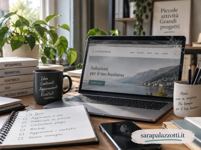 Aggiornare sito web